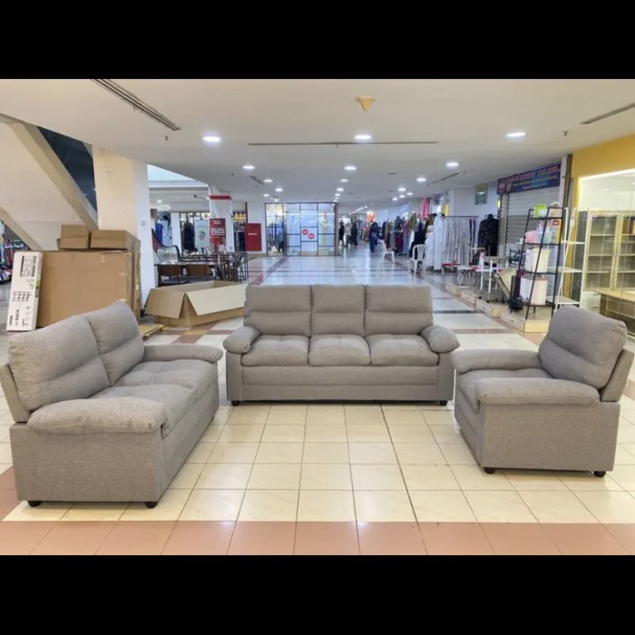 Jual SOFA ADELINE SET 2 & 3 DUDUKAN - COKELAT INFORMA | Shopee Indonesia