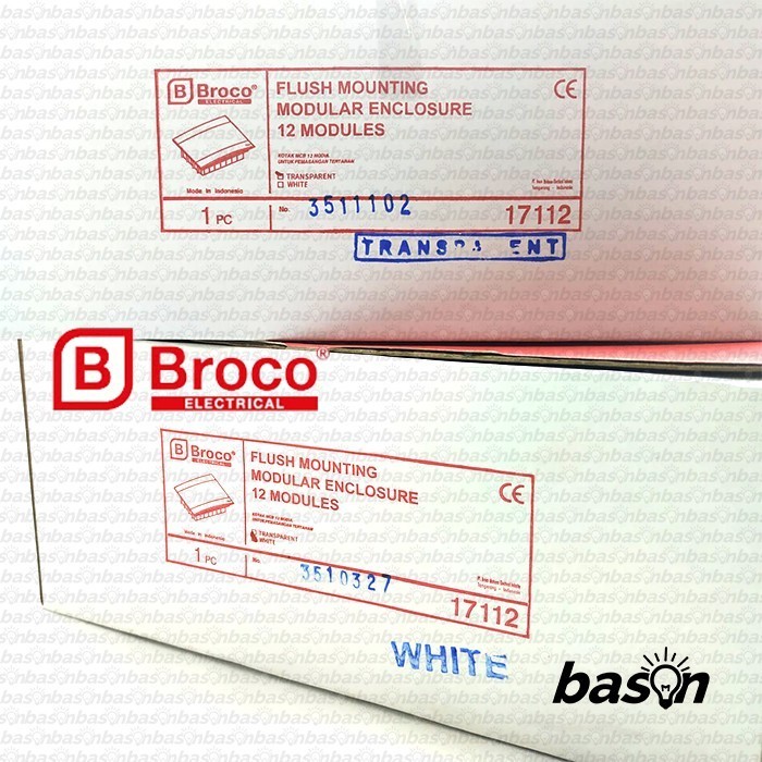 Jual BROCO MCB Box 17112 - Kotak MCB 12 Group Inbow - MCB Panel Flush ...