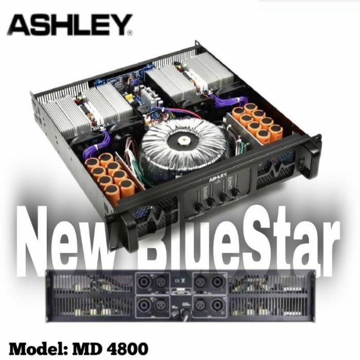 Jual Power Ashley Md 4800 Amplifier Ashley Md4800 - 4 Channel Original 