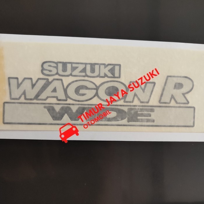 Jual Sticker suzuki wagon R wide asli SGP | Shopee Indonesia