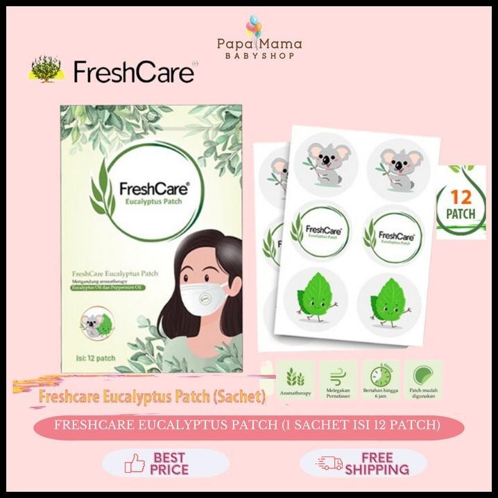 Jual Freshcare Eucalyptus Patch (1 Sachet Isi 12 Patch)/Mask Patch ...