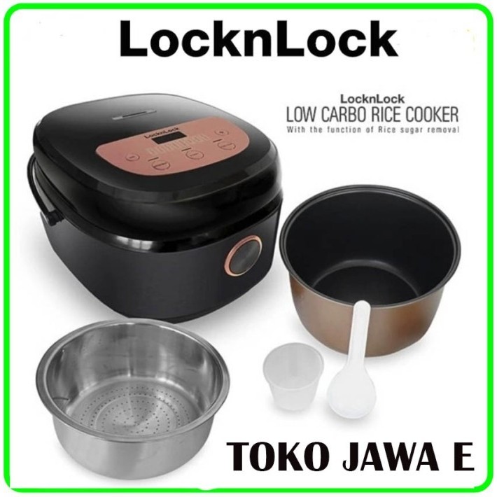 Jual RICE COOKER LOW SUGAR LOCKNLOCK/LOCK N LOCK/ EJR328BLK 2 Liter Shopee Indonesia