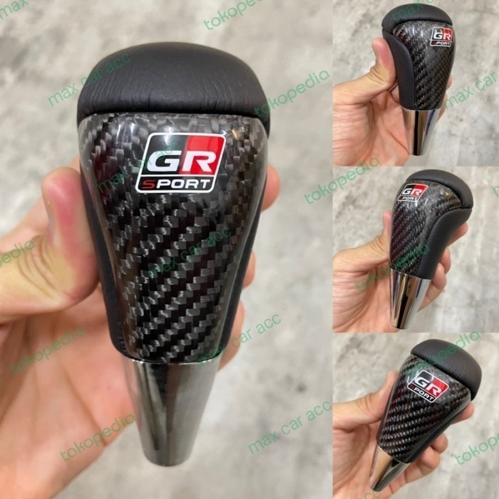 Jual READY GEAR KNOB KNOP TOYOTA GR SPORT MATIC CARBON FORTUNER INNOVA