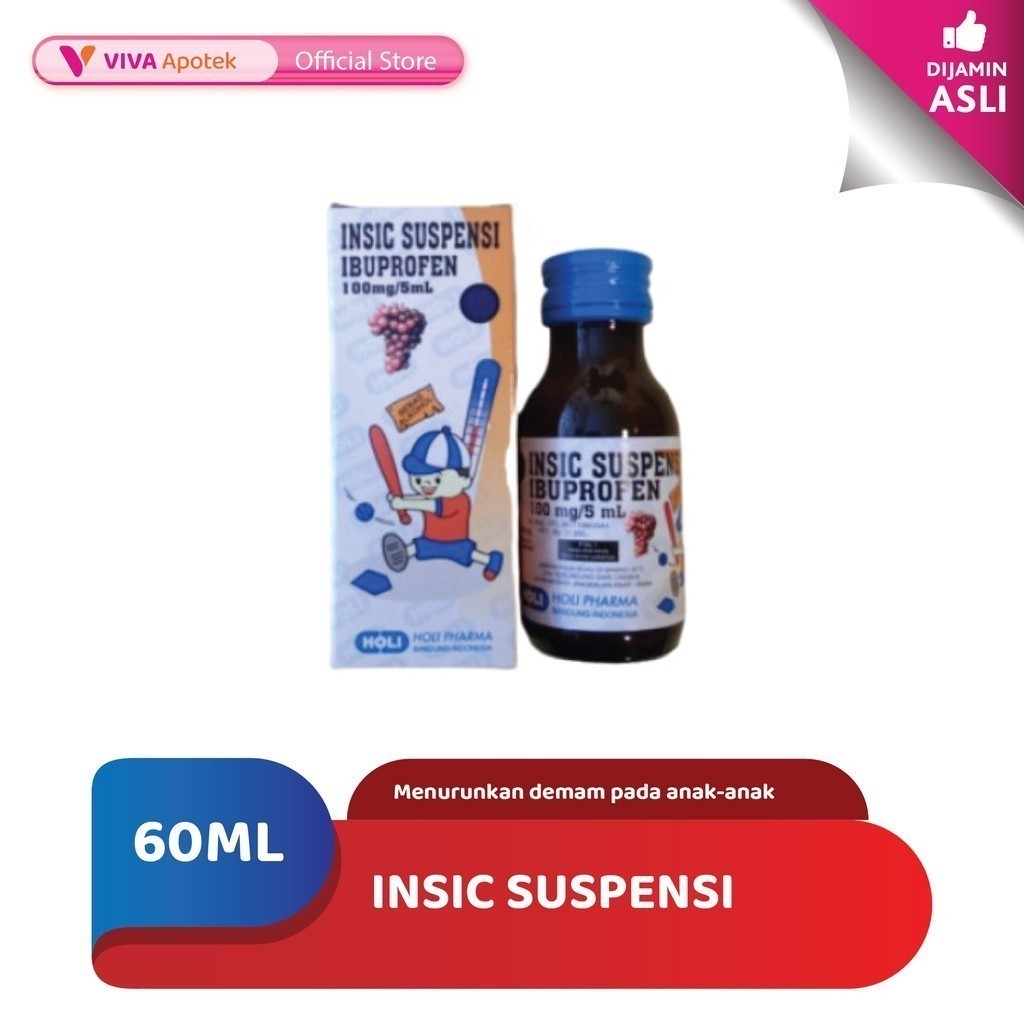 Jual Insic Suspensi untuk Menurunkan Demam (60 ml) | Shopee Indonesia
