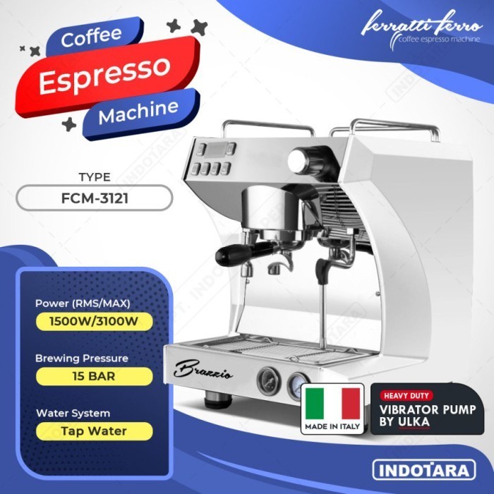 Jual Mesin Kopi Espresso / Espresso Machine Ferratti Ferro Fcm-3121 ...