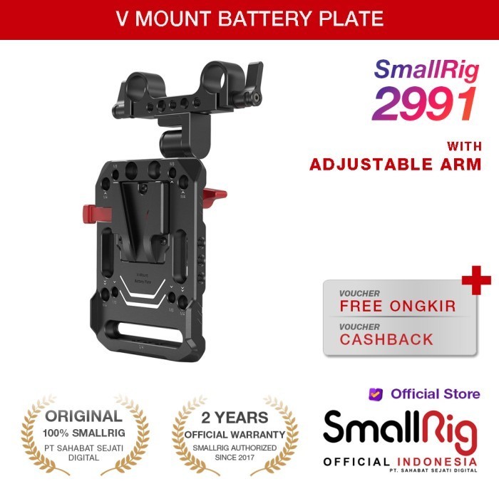 Jual Smallrig V Mount Battery Base Plate With Adjustable Arm 2991 ...