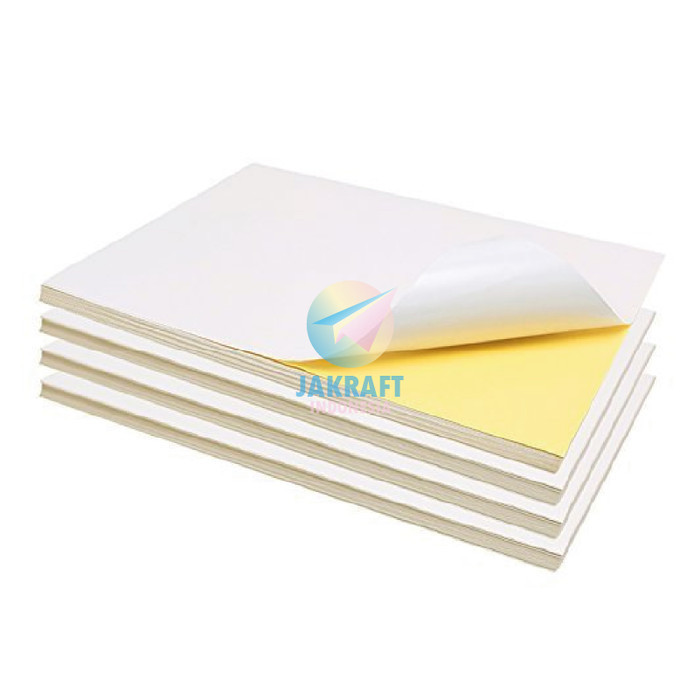 Jual Kertas Stiker Glossy Chromo A4 Ideo Sticker Art Paper Bontax Anti ...