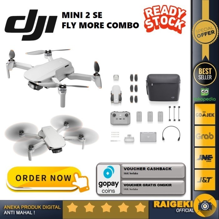 Jual Dji Mini 2 SE Fly More Combo Drone Mini 2 SE | Shopee Indonesia