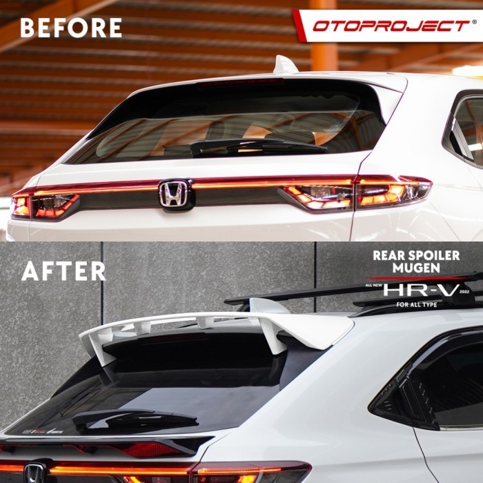 Jual Otoproject - Rear Spoiler A.N Hrv 2022 Mug*N Design (Non Painting ...