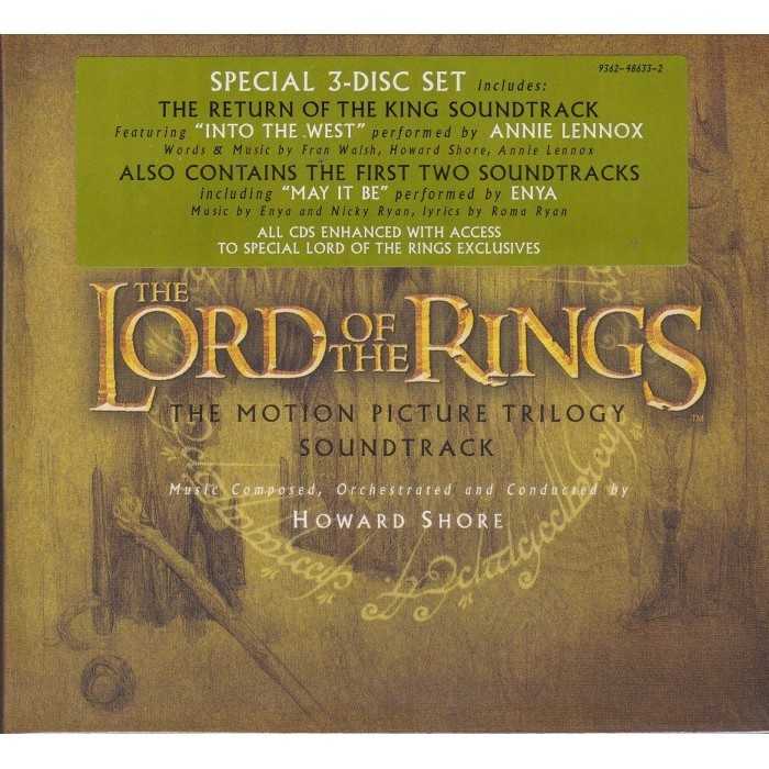 Jual Cd The Lord Of The Rings - The Motion Picture Trilogy Soundtrack ...