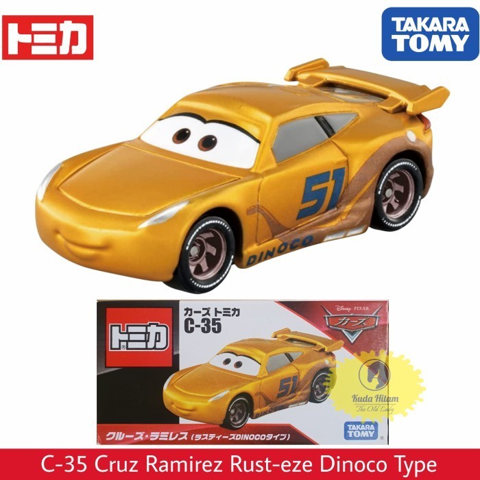 Jual Disney Cars Tomica C-35 Cruz Ramirez Rust-eze Dinoco Type | Shopee ...