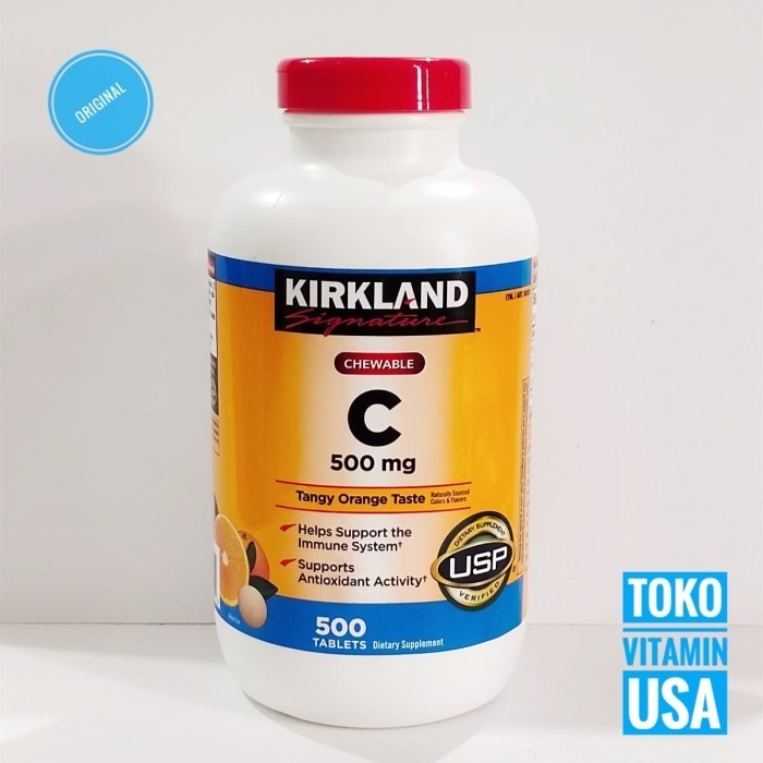 Jual Kirkland Signature Vitamin C 500Mg 500 Tablet Kirkland Vitamin C 500Mg Shopee Indonesia