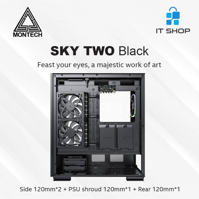 Jual Montech Casing Sky Two - Black | Shopee Indonesia