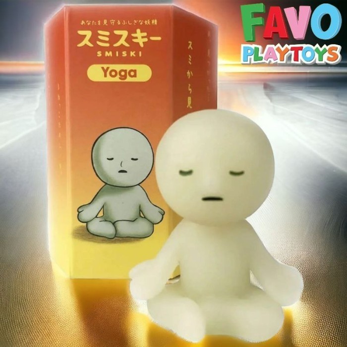 Jual SMISKI Glow In The Dark - Yoga Series Blind Box Figure Set ...