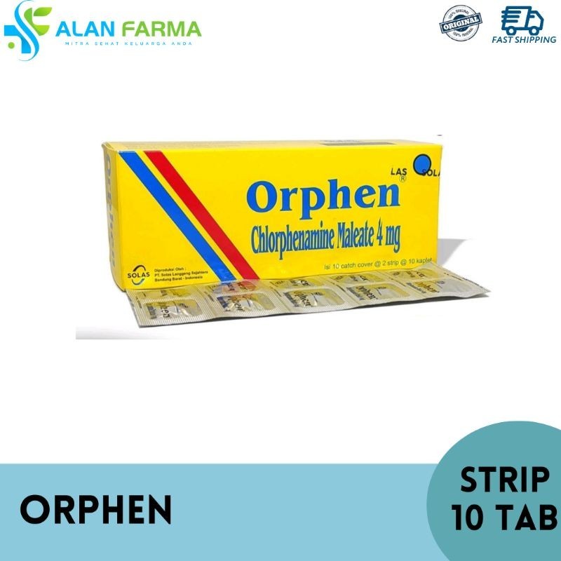 Jual Orphen Strip isi 10 Tablet | Shopee Indonesia