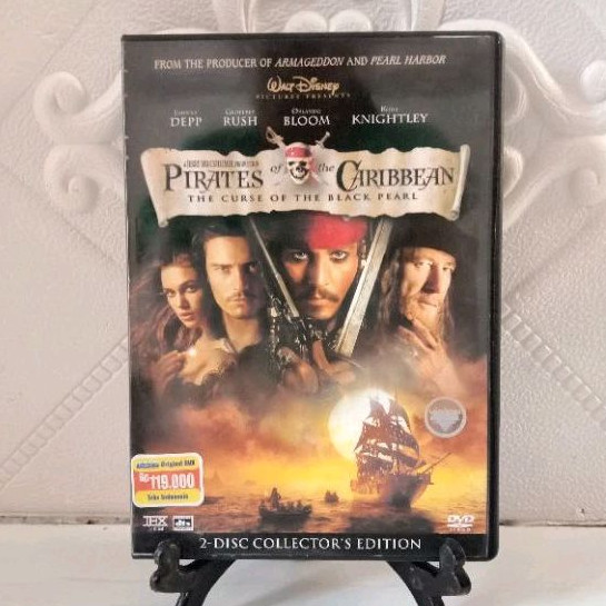 Jual DVD PIRATES OF THE CARIBBEAN , The Curse Of The Black Pearl ...