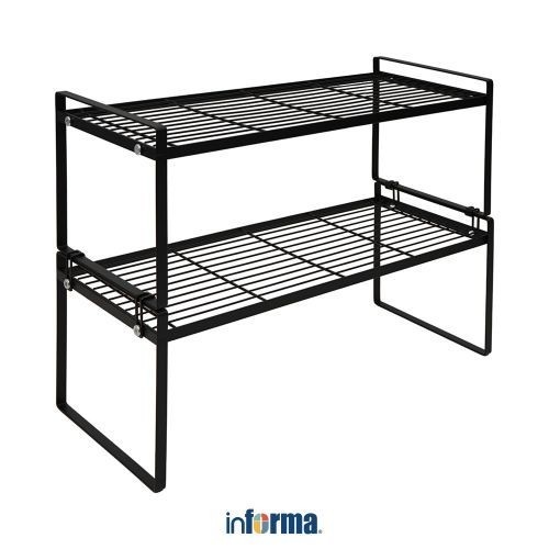Jual Informa 51X21X36 Cm Neo Rak Penyimpanan 2 Tingkat - Hitam | Shopee ...
