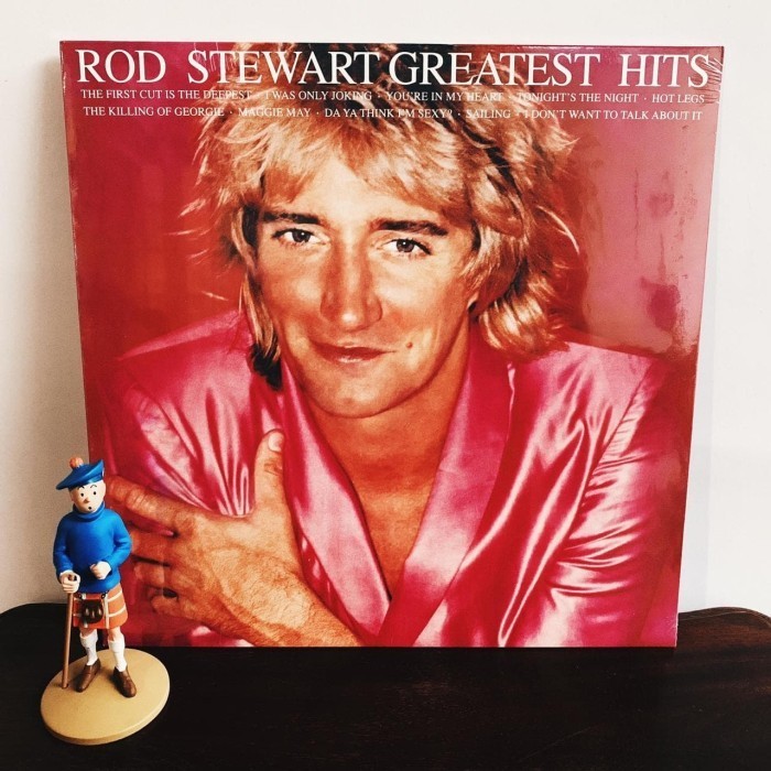 Jual Piringan Hitam Vinyl Rod Stewart Greatest Hits Vol 1 Black