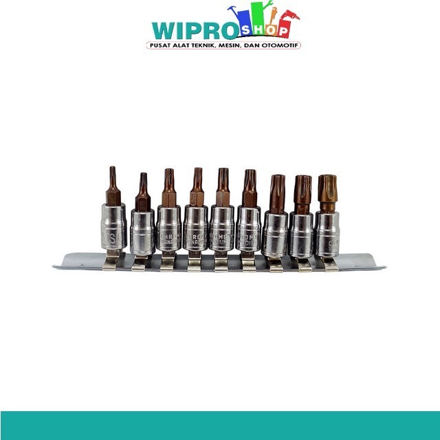 Jual Wipro Star Bits Socket Set (5PT) - Lubang 1/4