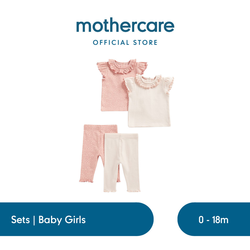 Mothercare Pink T-Shirt and Leggings Set