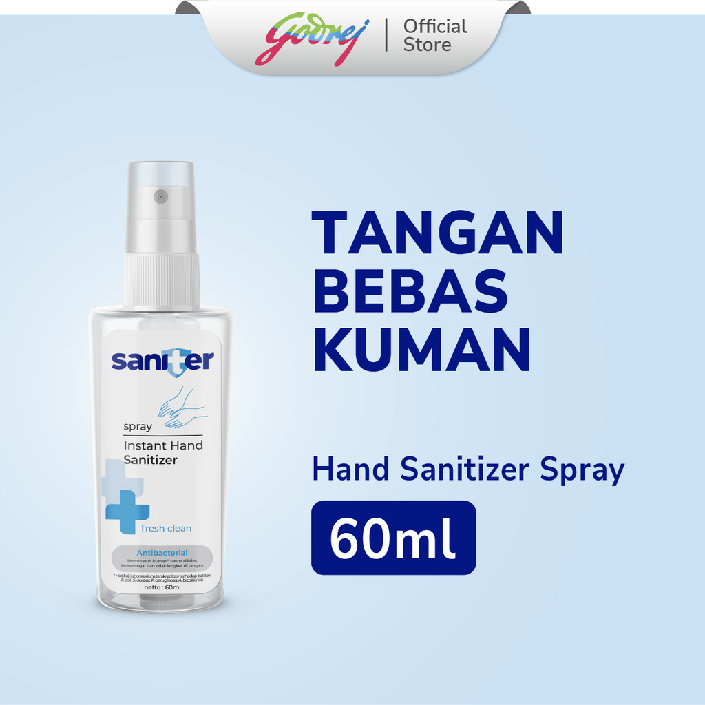 Product image Saniter Hand Sanitizer Spray 60 ml