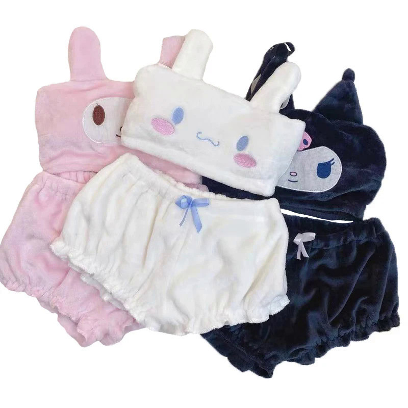 Jual Kawaii Anime Kuromi Pajamas My Melody Pompom Purin Hello Kitty ...