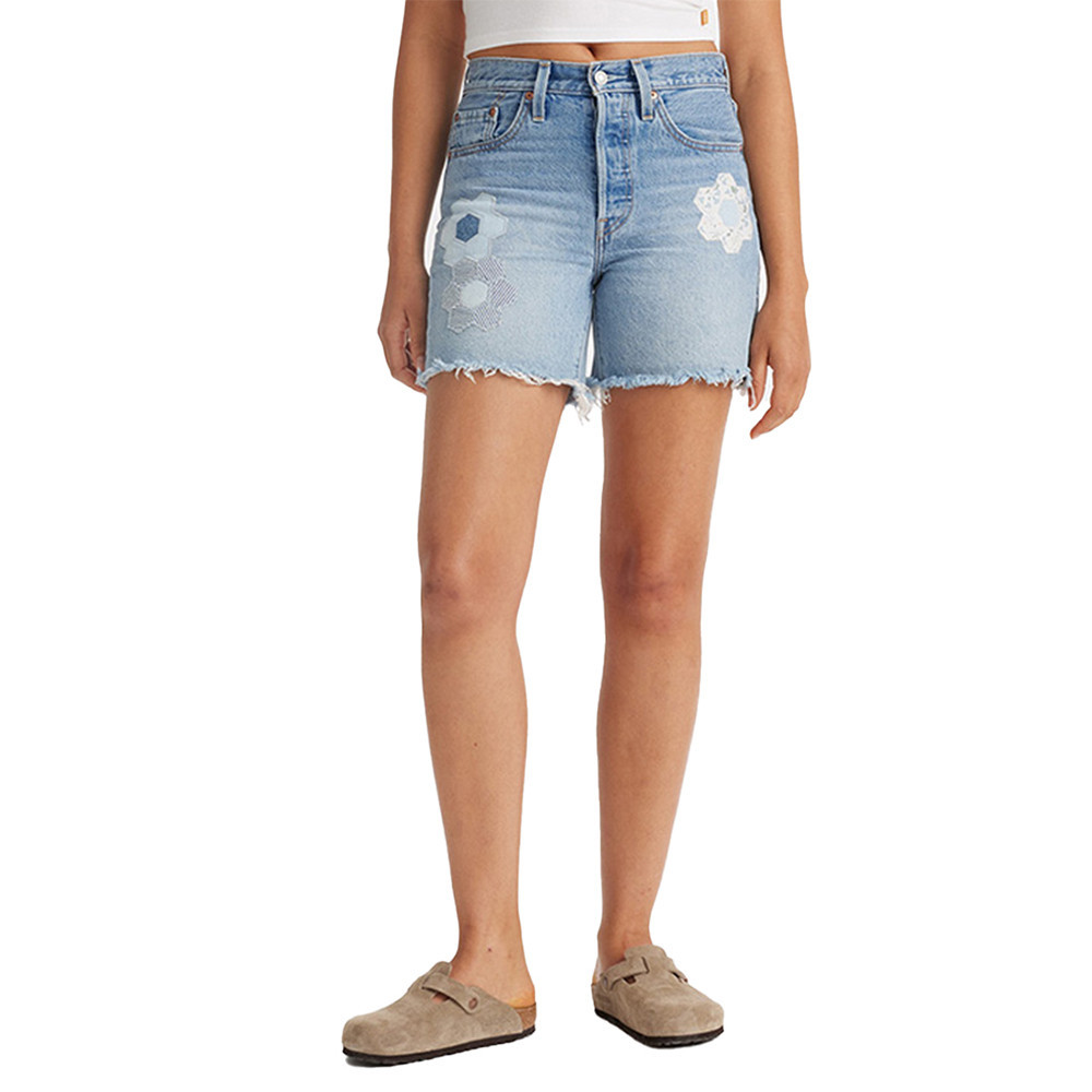 Levi's 501 Mid Thigh Short Femme - Le Short Iconique En Denim Confortable