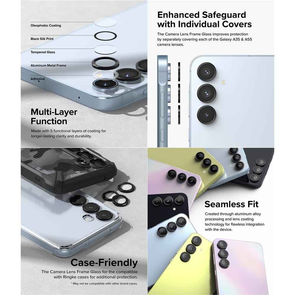 Jual Ringke Samsung A35 / A55 5G Camera Lens Frame Pelindung Kamera ...
