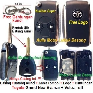 Jual Casing Rumah Kunci Lipat Flip Key Remote Pakai Gantungan Kunci