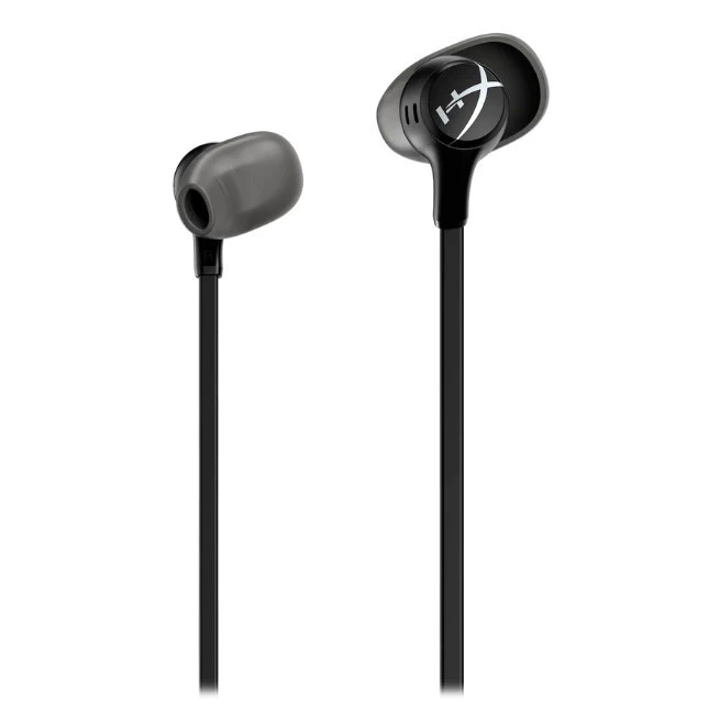 HyperX Earbuds Gaming Cloud II Wired - Red / Black Noise Cancelling Stereo Bass Android iOS Led RGB Microphone