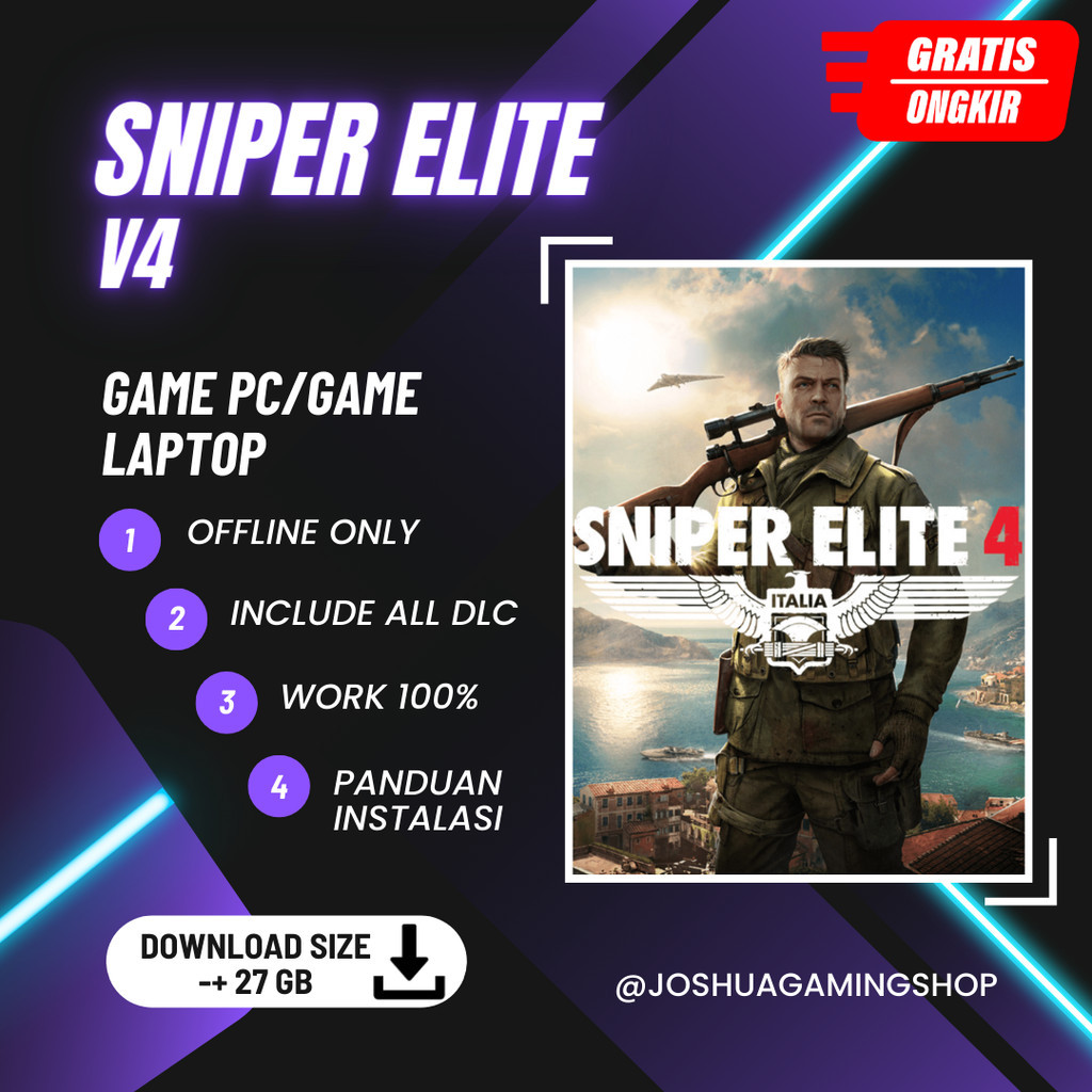 Jual Sniper Elite 4 - PC Game | Shopee Indonesia