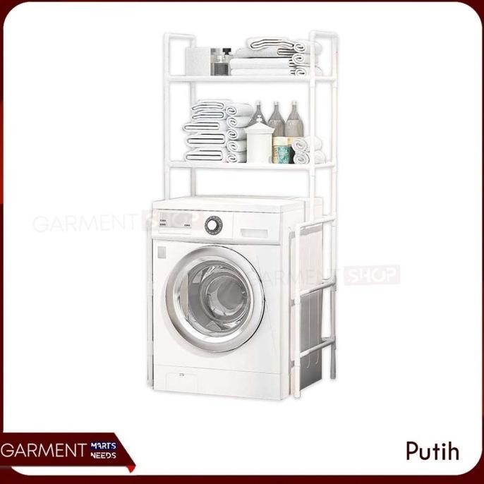 Jual Rak Mesin Cuci Kamar Mandi Susun Besar Toilet Portable Organizer ...