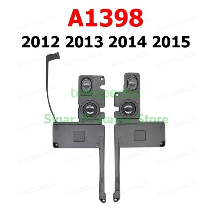 Left & Right Speaker Pair For MacBook Pro Retina 15" A1398 (2012-2015 Models) - Replacement