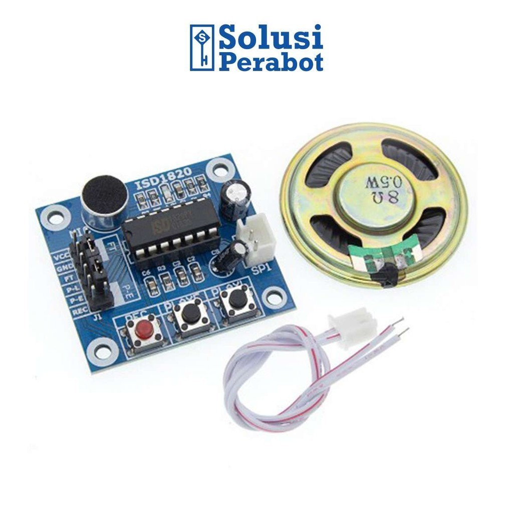 Jual Modul Perekam Suara ISD1820 SP / Sound Recorder Playback Es Krim ...