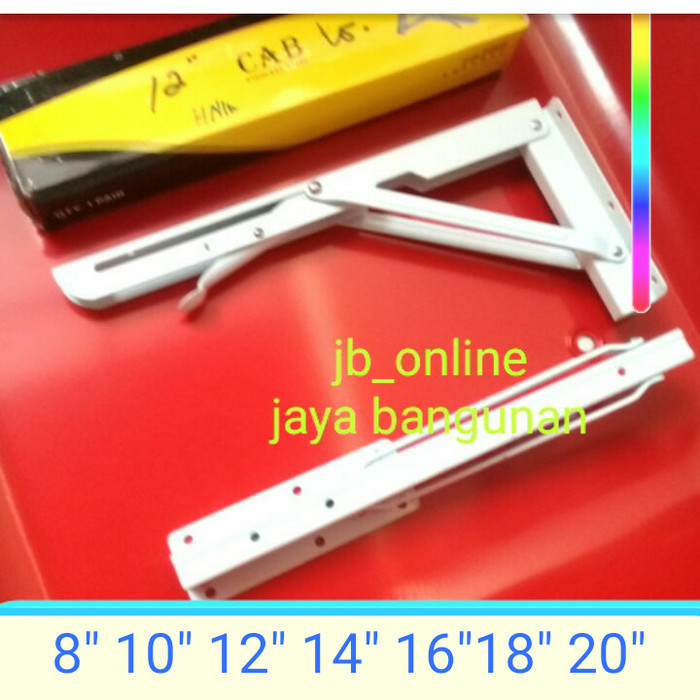 Jual Asiya Siku Rak Dinding Lipat Siku Meja Lipat Stenlis Harga Per ...