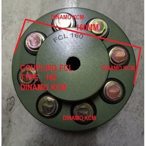 Jual COUPLING FCL - FCL 160- COPLING FCL 160 - DINAMO KCM | Shopee ...