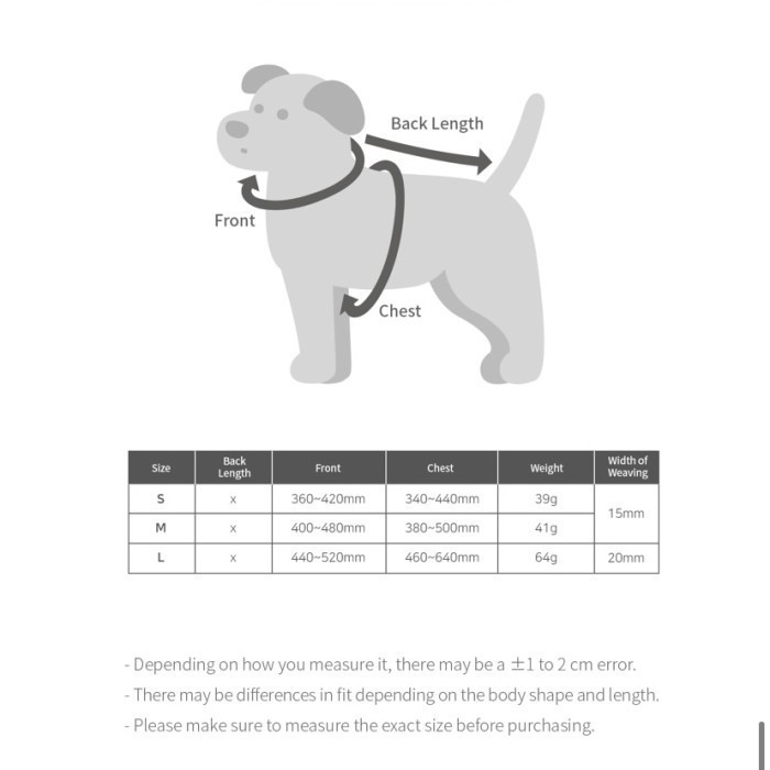 Jual INHERENT KOREA FRONT CONTROL DOG HARNESS | Shopee Indonesia