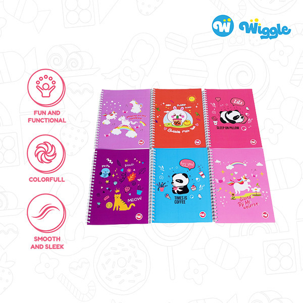 Jual Buku Tulis / Buku Catatan Sekolah Anak - Wiggle Girl Mix Notebook ...