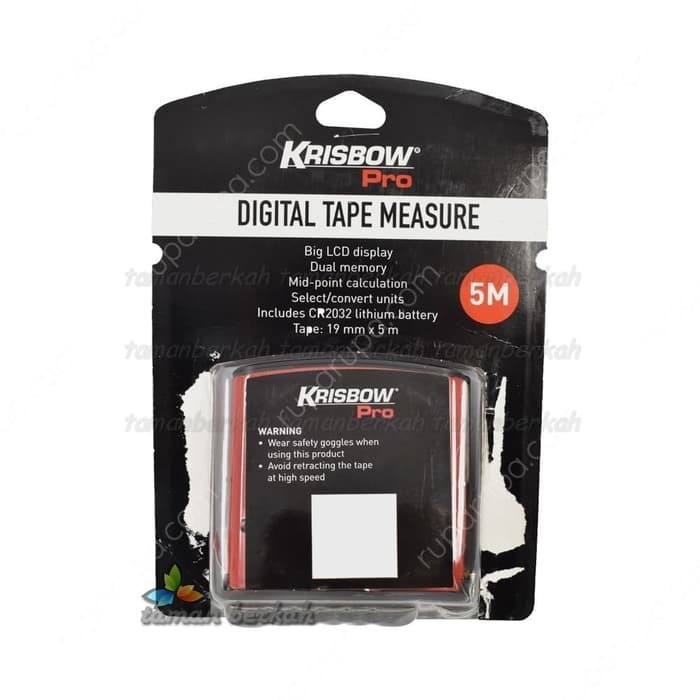 Jual KRISBOW PRO METERAN DIGITAL DIGITAL TAPE MEASURE K519 5M 19MM Shopee Indonesia