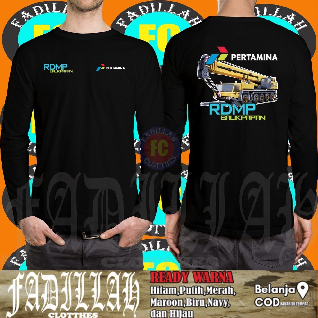Jual Baju Kaos RDMP Balikpapan Alat Berat Crane Pertamina DB BajuLengan ...