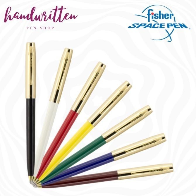 Stylo Space Pen Fisher Apollo 50th Anniversary - Édition Anniversaire Noir Et Doré, Collector