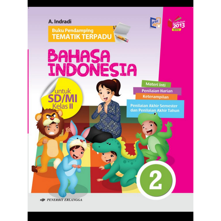 Jual BUKU BEKAS BUPING TEMATIK TERPADU BAHASA INDONESIA KELAS 2 SD ...