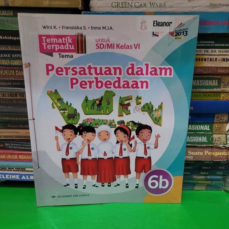 Jual BUKU BEKAS TEMATIK TERPADU KELAS 6B SD ERLANGGA K13 REVISI ...