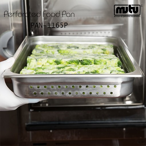 Jual Wadah Stainless Gn Pan 1/1 Berlubang Perforated Food Pan-1165P ...