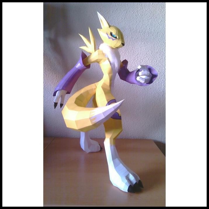 Jual DISKON DIY PAPERCRAFT POLA DIGIMON RENAMON | Shopee Indonesia