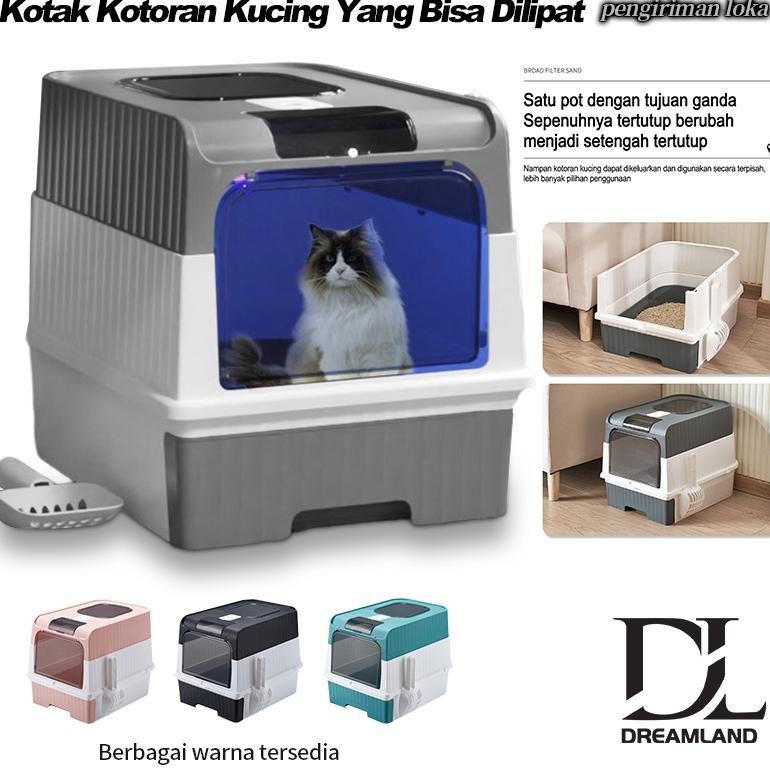 Jual ad-56 Ruang yang sangat besar Litter Box Kucing / Tempat Bak Pasir ...