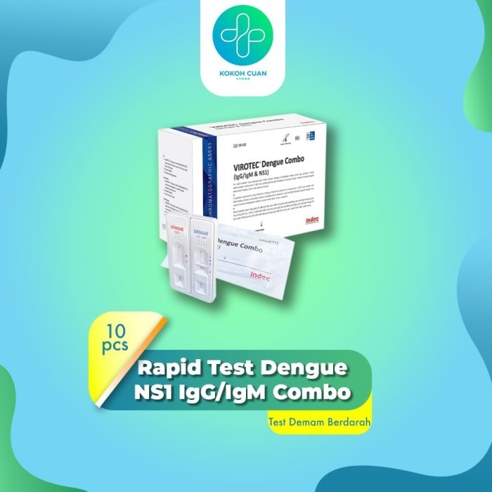 Jual Rapid Test Dengue NS1 IgG/IgM Combo Isi 10 Test Demam Berdarah ...