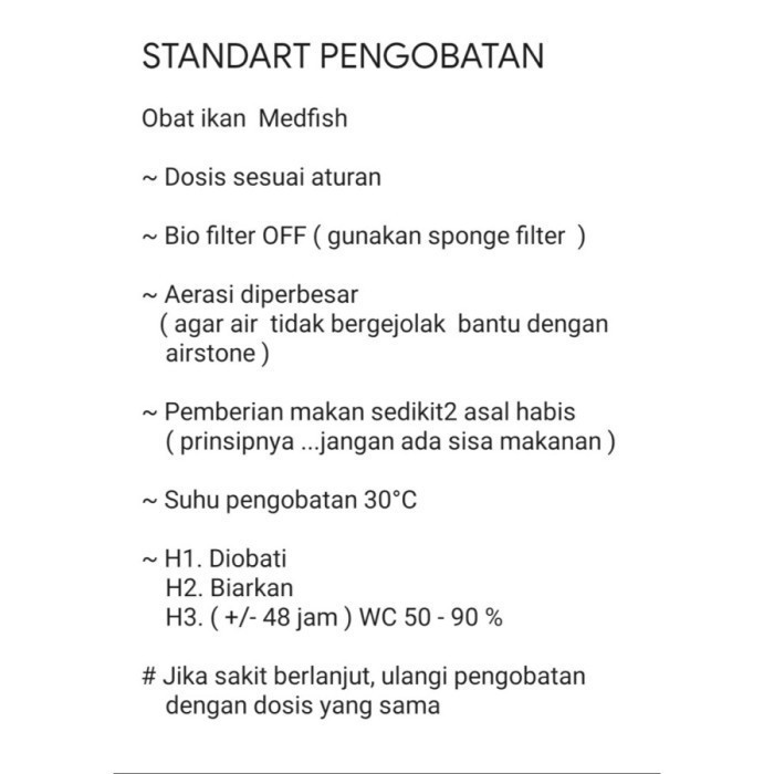 Jual Obat Ikan Medfish Fmc 500Ml Med Fish 500 Ml White Spot Ws Gill ...
