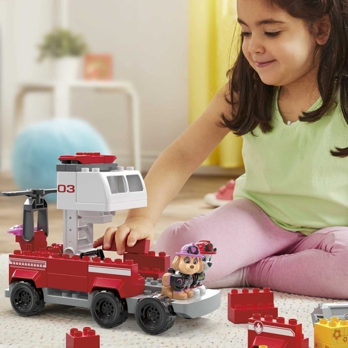 Jual mega bloks paw patrol marshall ultimate fire truck blocks 2in1 duplo Shopee