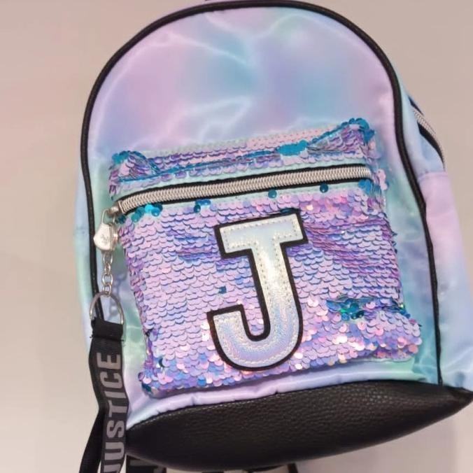 Justice initial galaxy backpack best sale